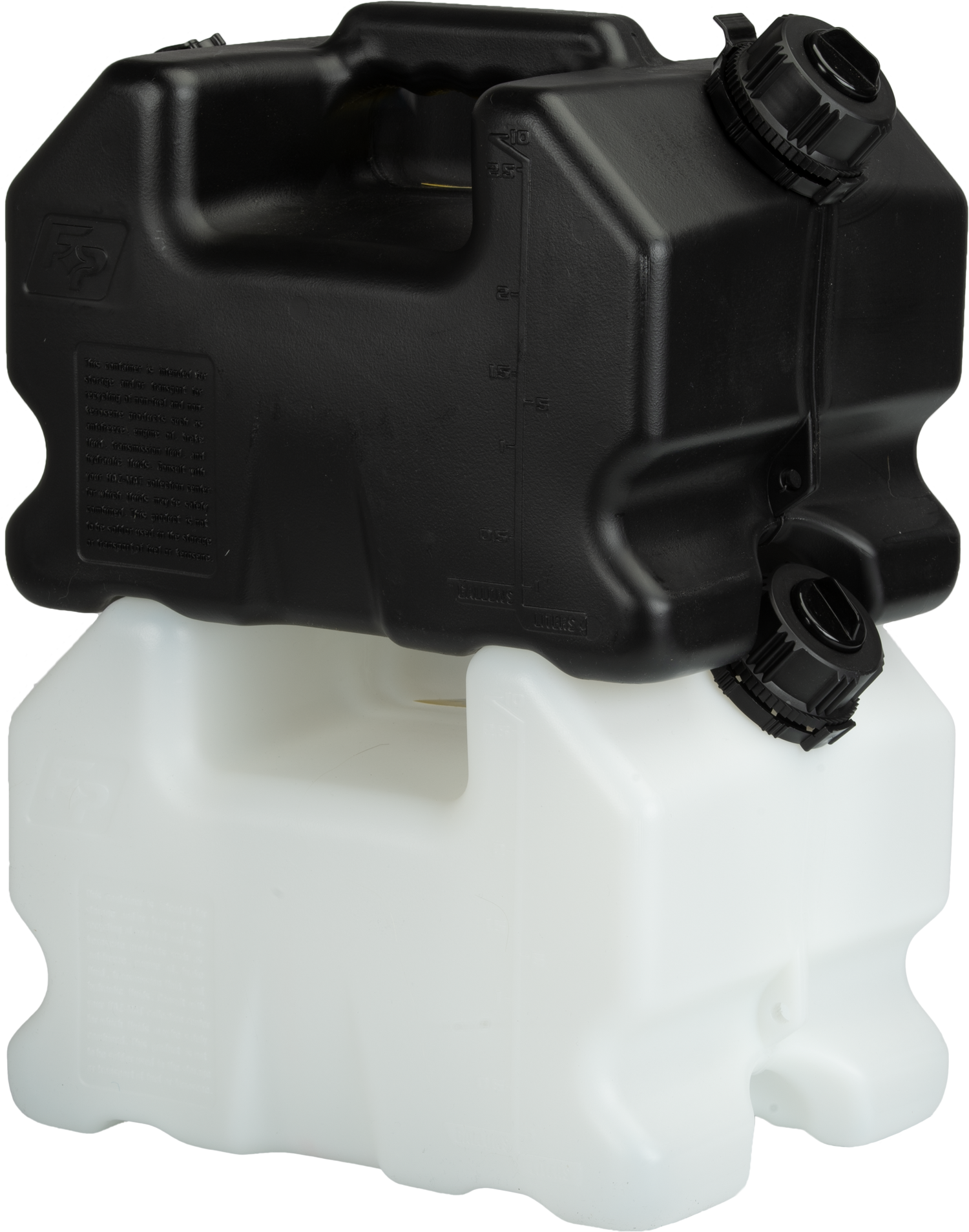 Stackable Fuel Containers Fire Power Stackable Fuel Container 2.5 Gallon White – LaBaron's Power ...