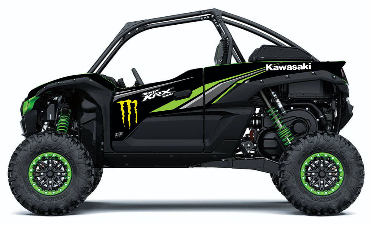 Monster Graphics Kit Kaw Black