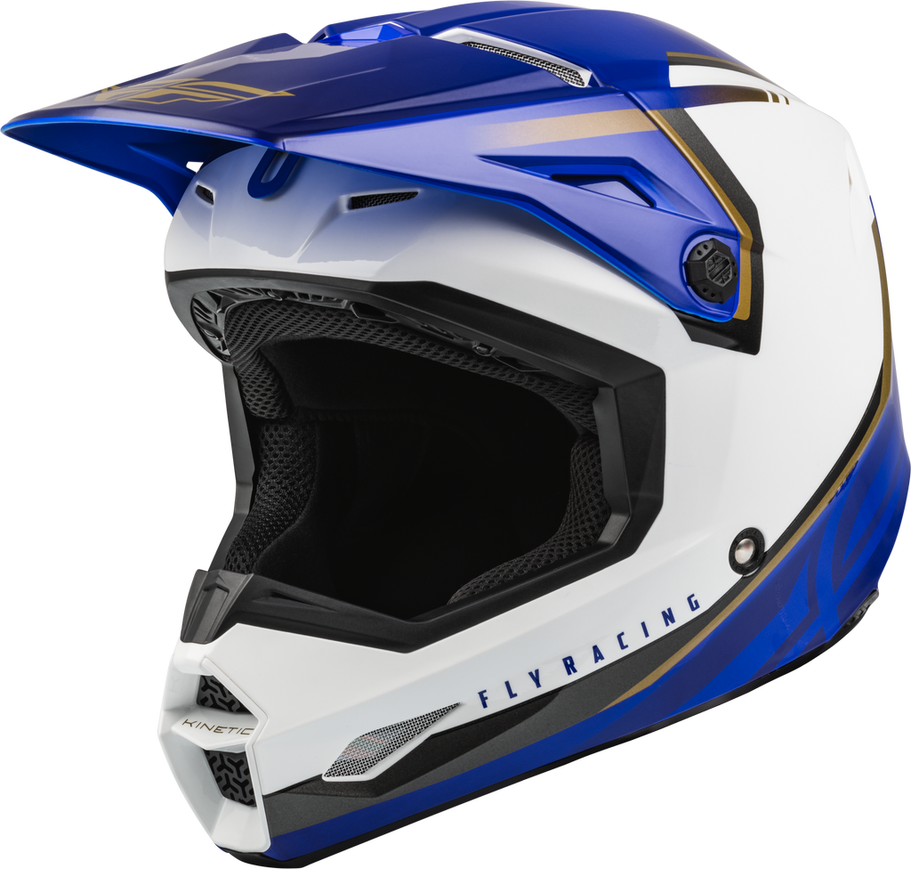 Kinetic Vision Helmet White/Blue