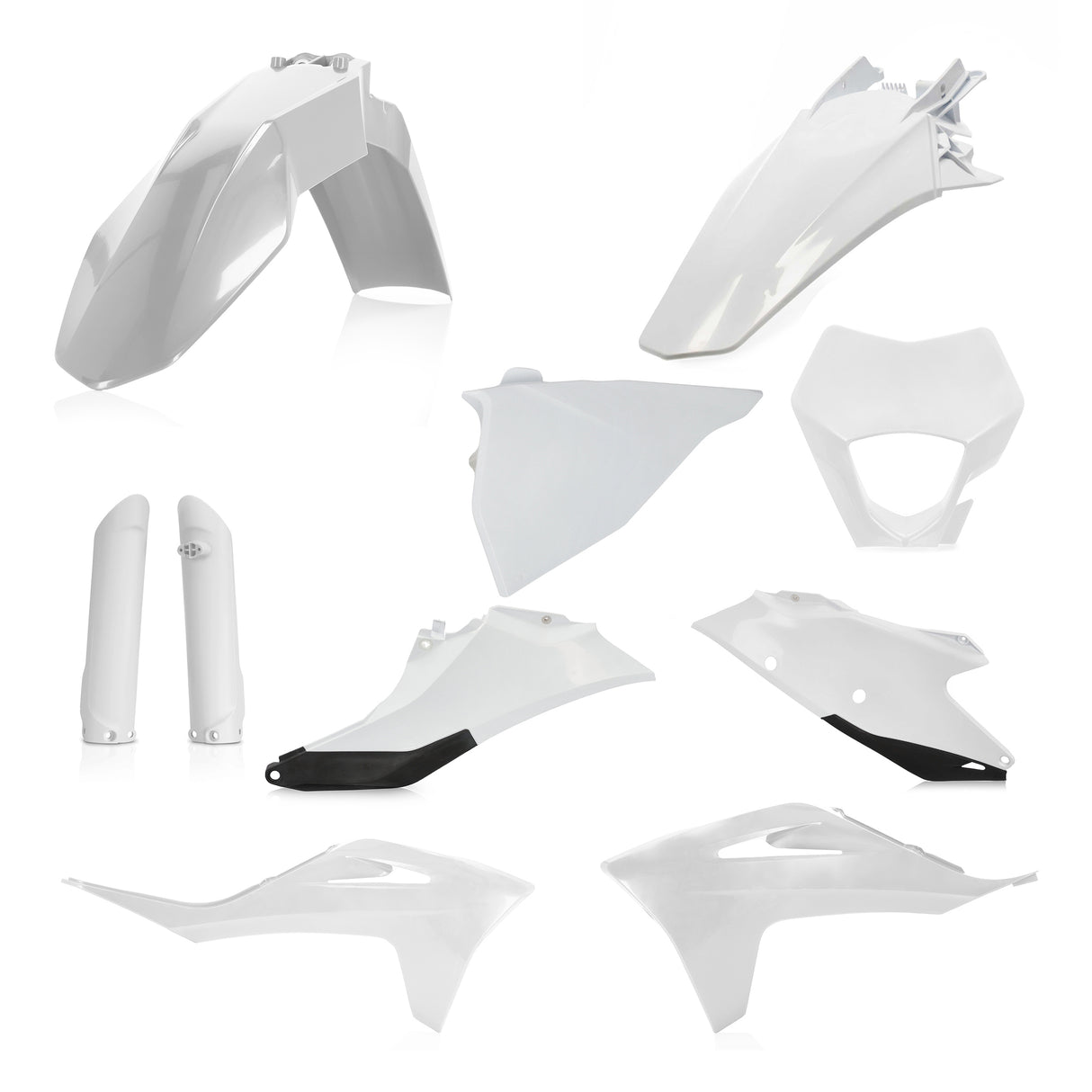 Full Plastic Kit Gas White/Black