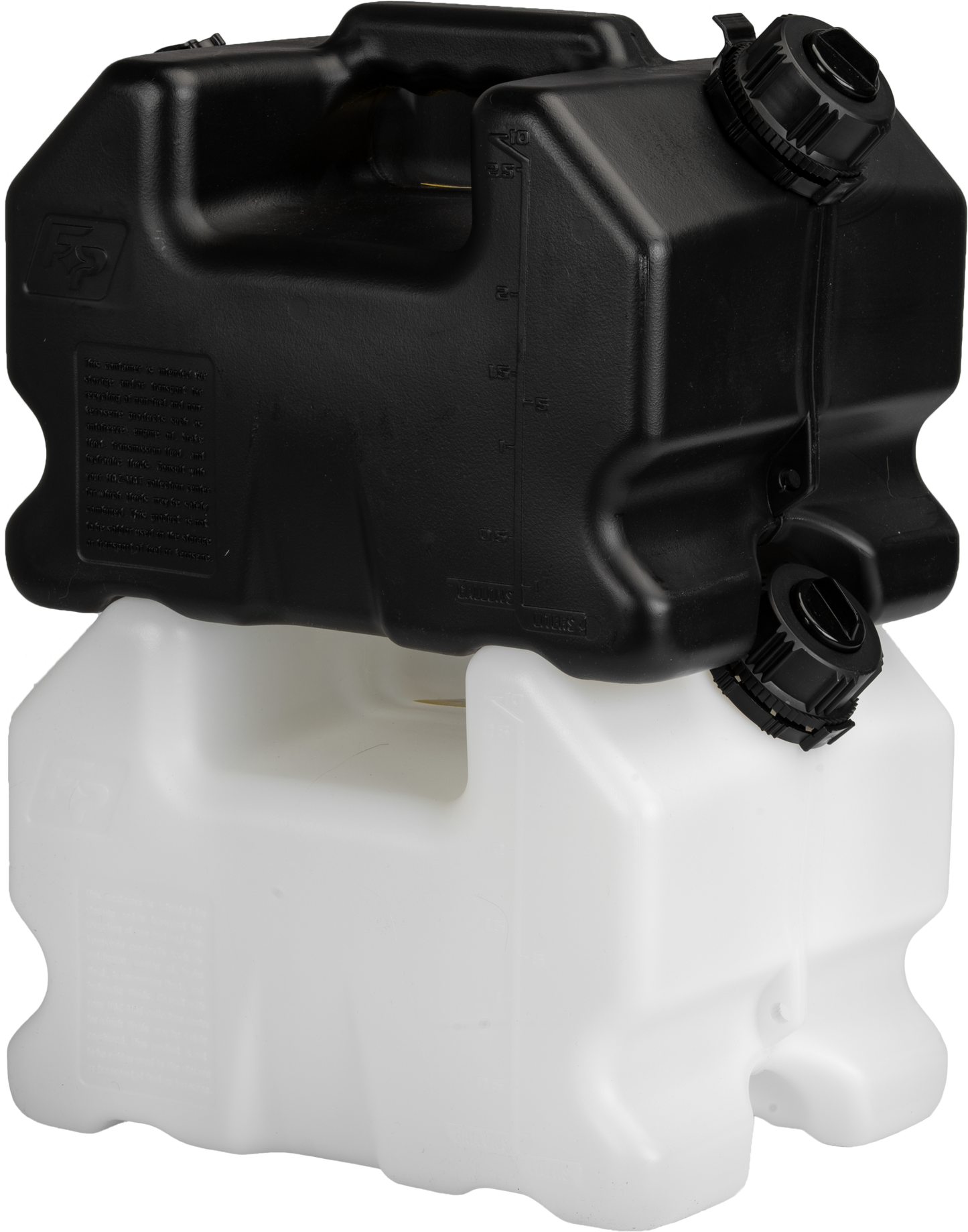 Fire Power Stackable Fuel Container 2.5 Gallon Black