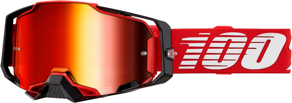 Armega Goggle Red Mirror Red Lens