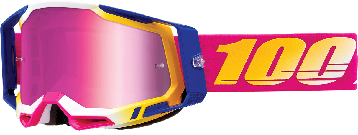 Racecraft 2 Goggle Mission Mirror Pink Lens