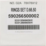 Piston Rings 66.45mm Yam For Vertex Pistons Only