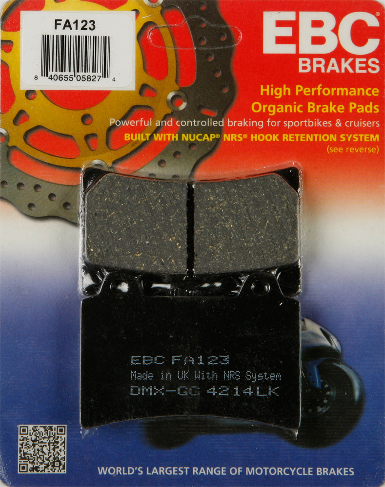 Brake Pads Organic FA123
