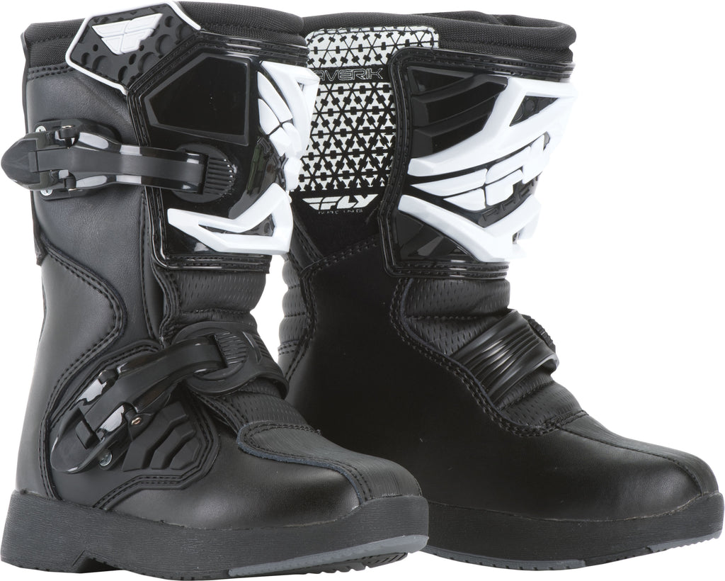 Youth Maverik Mini Boots Black Size K13