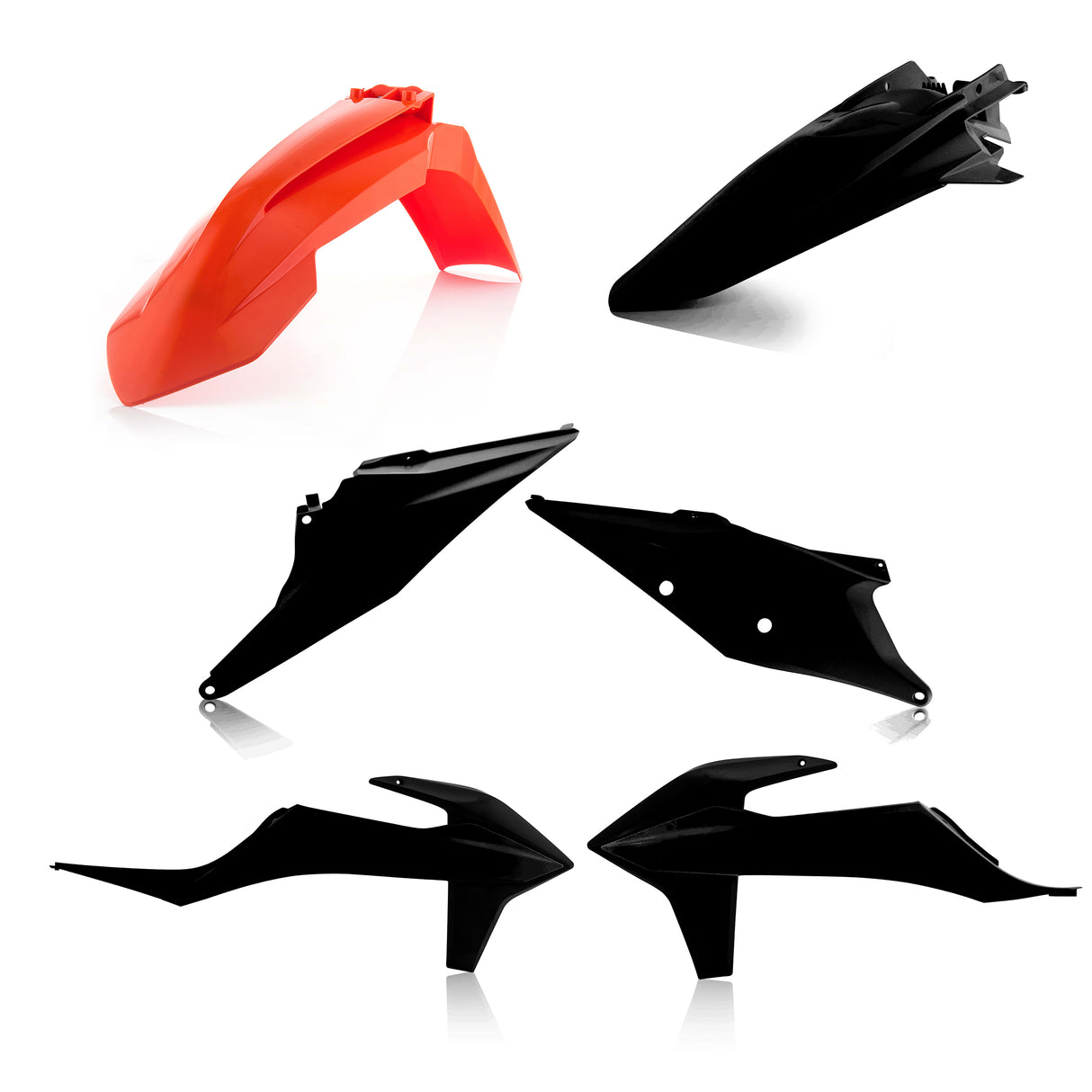 Plastic Kit Orange/Black