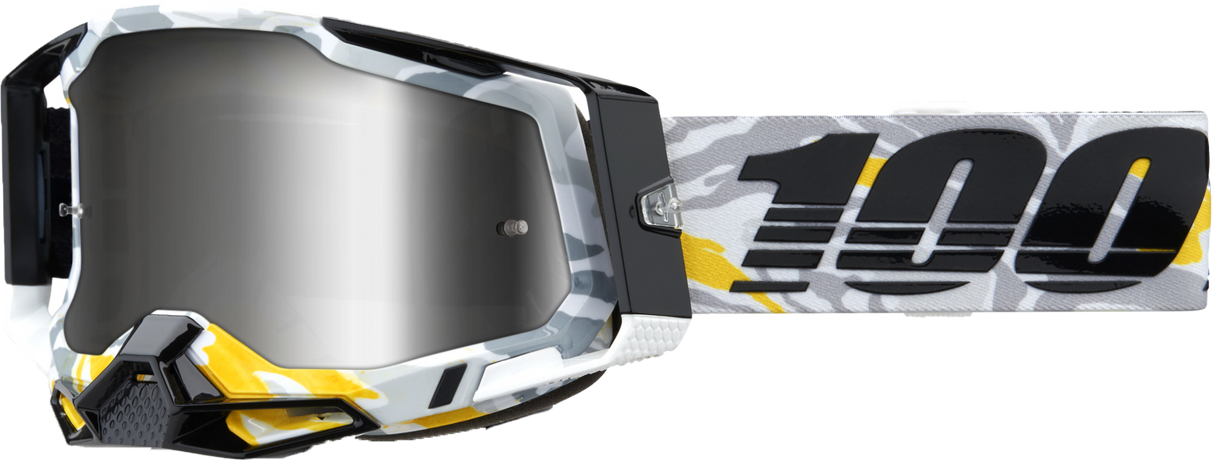 Racecraft 2 Goggle Korb Mirror Silver Lens