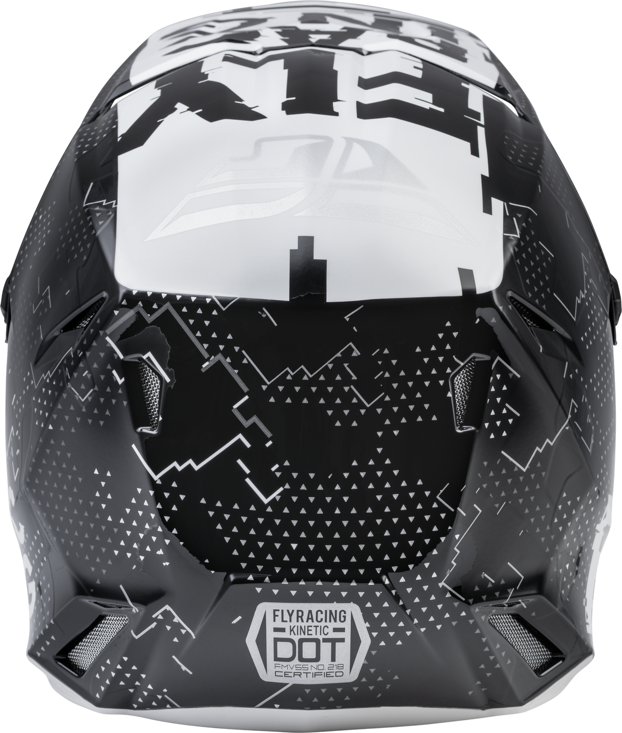 Youth Kinetic Scan Helmet Black/White Ym