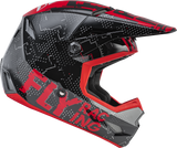 Youth Kinetic Scan Helmet Black/Red Ys