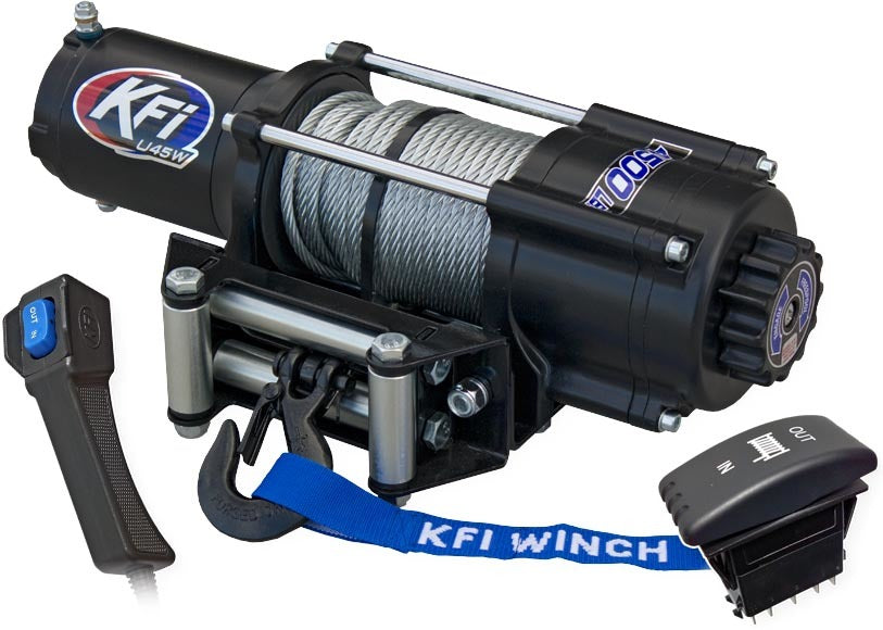 Wide 4500 Lb Utv Winch