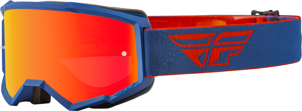 Youth Zone Goggle Red/Navy W/ Red Mirror/Amber Lens