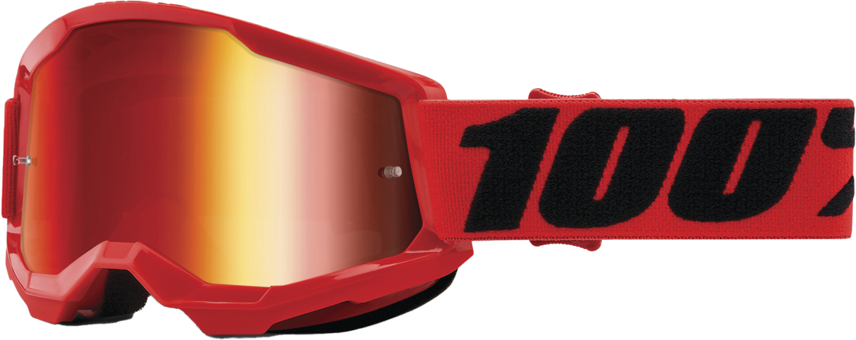 Strata 2 Junior Goggle Red Mirror Red Lens