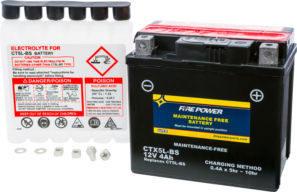 Battery YTX5L-BS Maintenance Free
