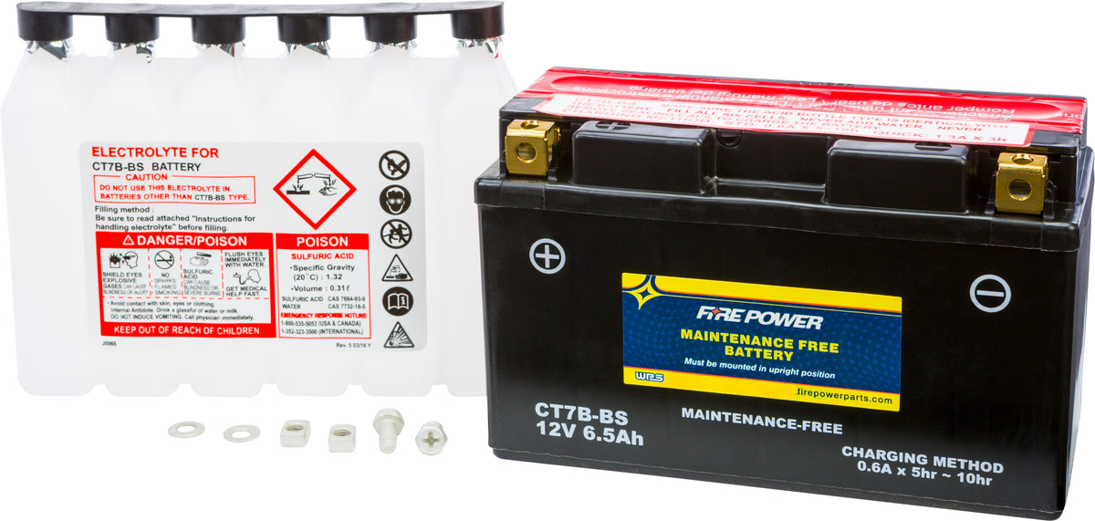 Battery YT7B-BS Maintenance Free