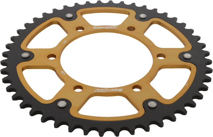 Rear Stealth Sprocket Alu/Stl 48t 520 Gld Hon/Kaw/Yam