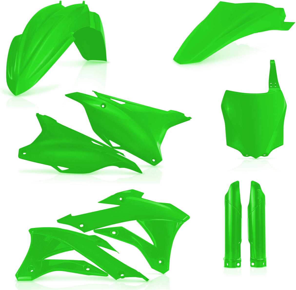 Full Plastic Kit Fluorescent Green