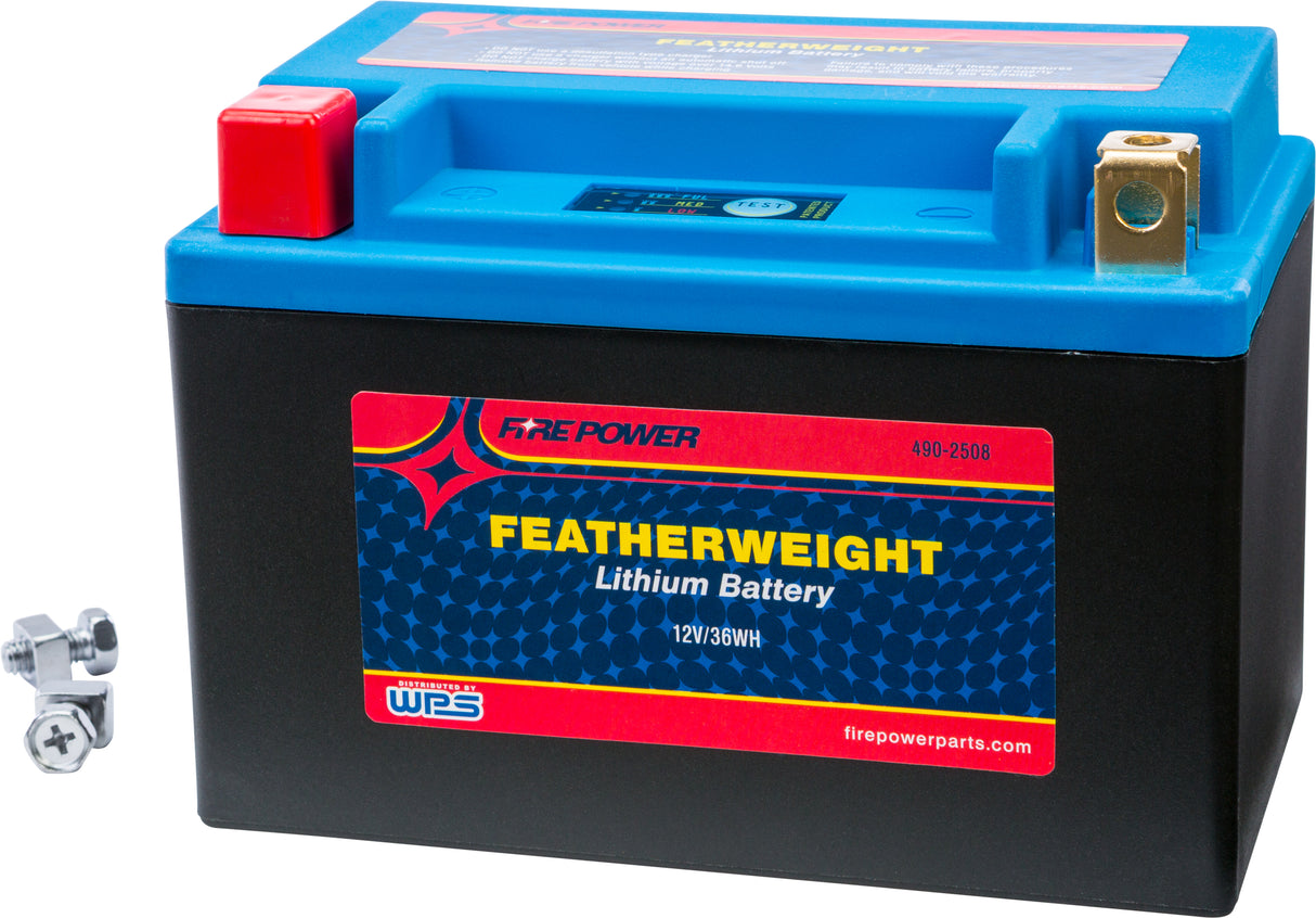 Featherweight Lithium Battery 180 Cca Hjtx9 Fp Il 12v/36wh