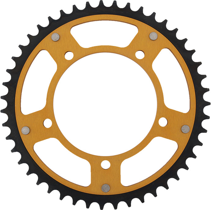 Rear Stealth Sprocket Alu/Stl 47t 520 Gld Hay/Suz/Tri
