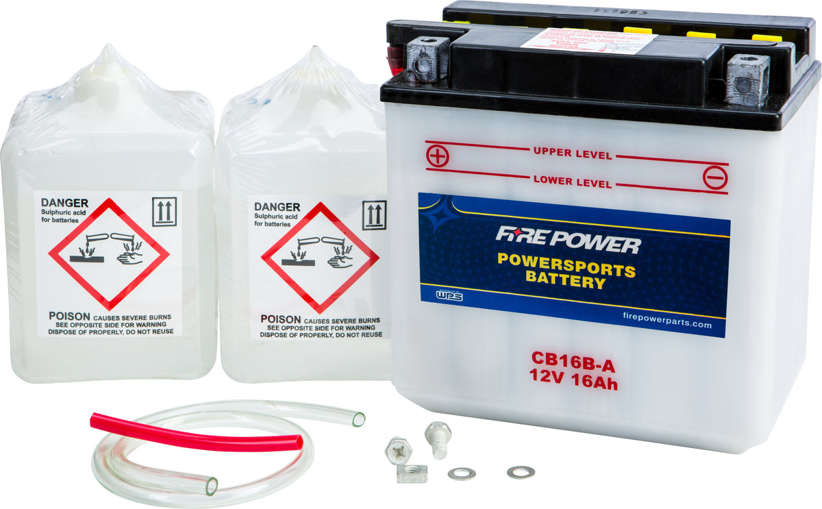 Battery W/Acid YB16B-A