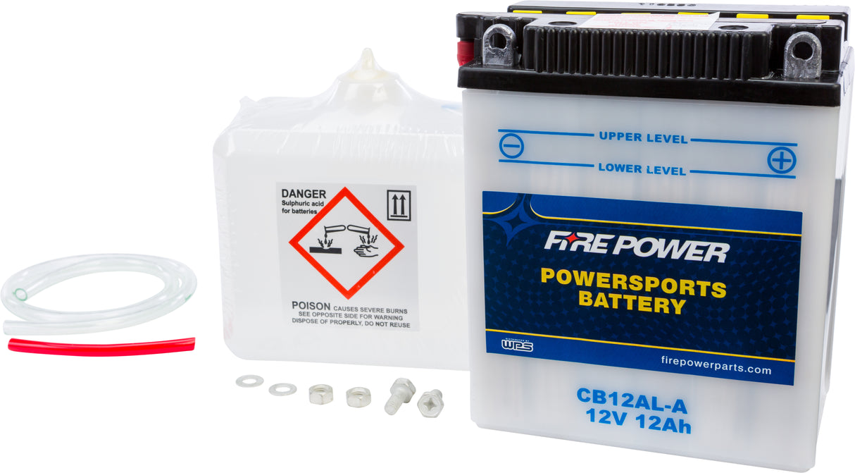 Battery W/Acid YB12AL-A