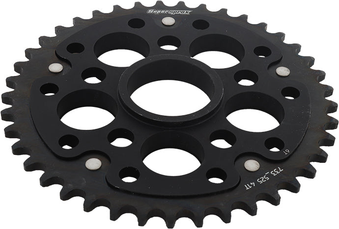 Rear Stealth Sprocket Alu/Stl 41t 525 Blk Duc