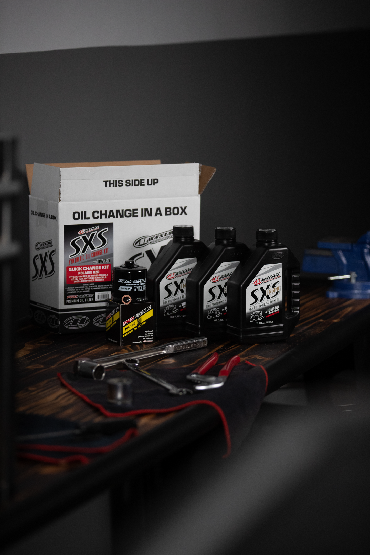 Oil Change Kit 10w50 With Oil Filter Polaris Turbo