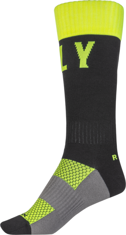 Mx Pro Socks Hi Vis/Black Lg/Xl