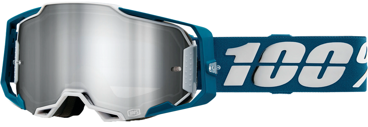 Armega Goggle Albar Mirror Silver Flash Lens