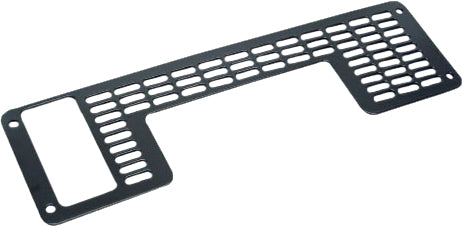 Winch Mount Grill Wide (Black)