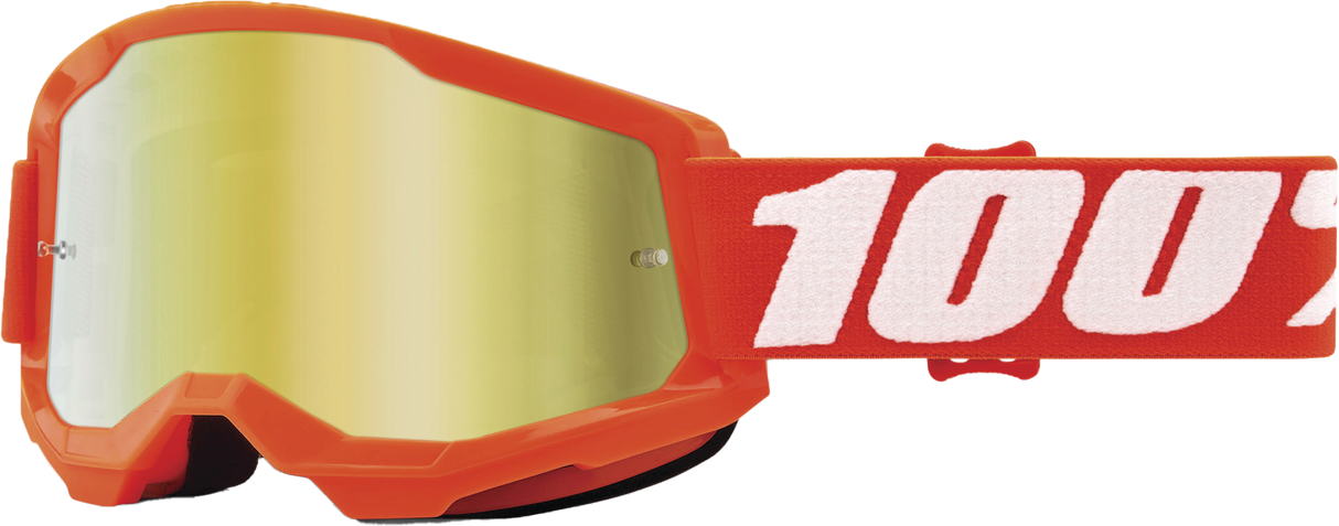 Strata 2 Goggle Orange Mirror Gold Lens