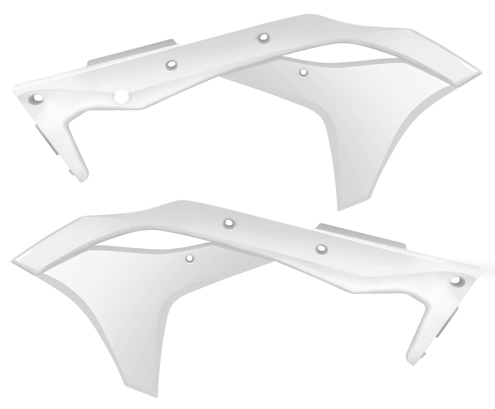 Radiator Shrouds White