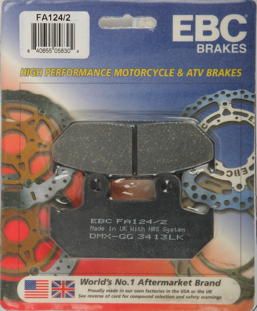 Brake Pads Organic FA124/2