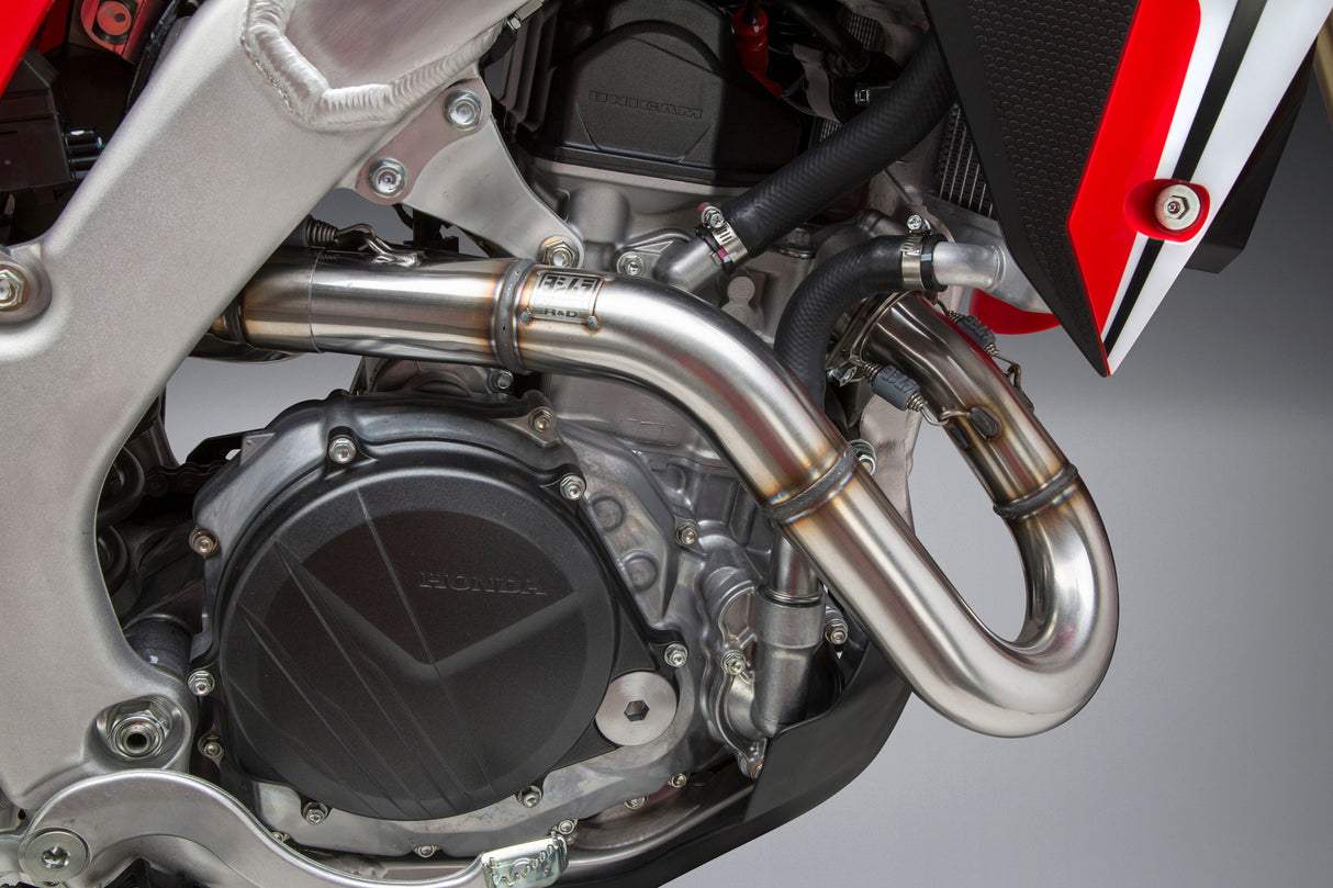 Rs 9 Header/Canister/End Cap Exhaust Dual Slip On Ss Al Cf