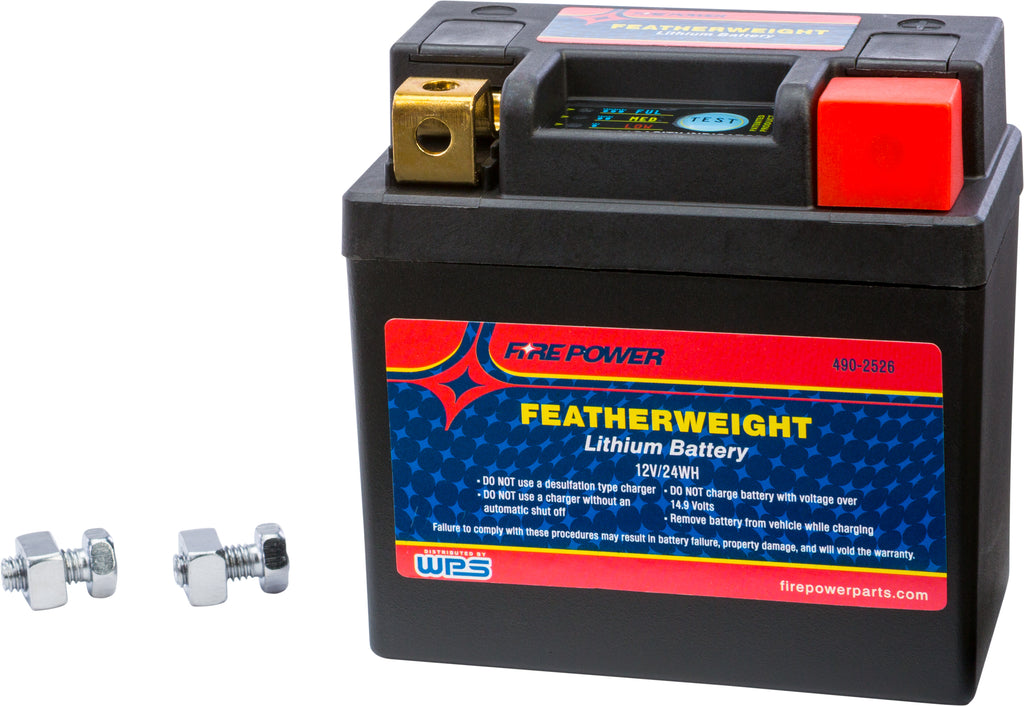 Featherweight Lithium Battery 140cca HJ04L FP Il 12v/24wh