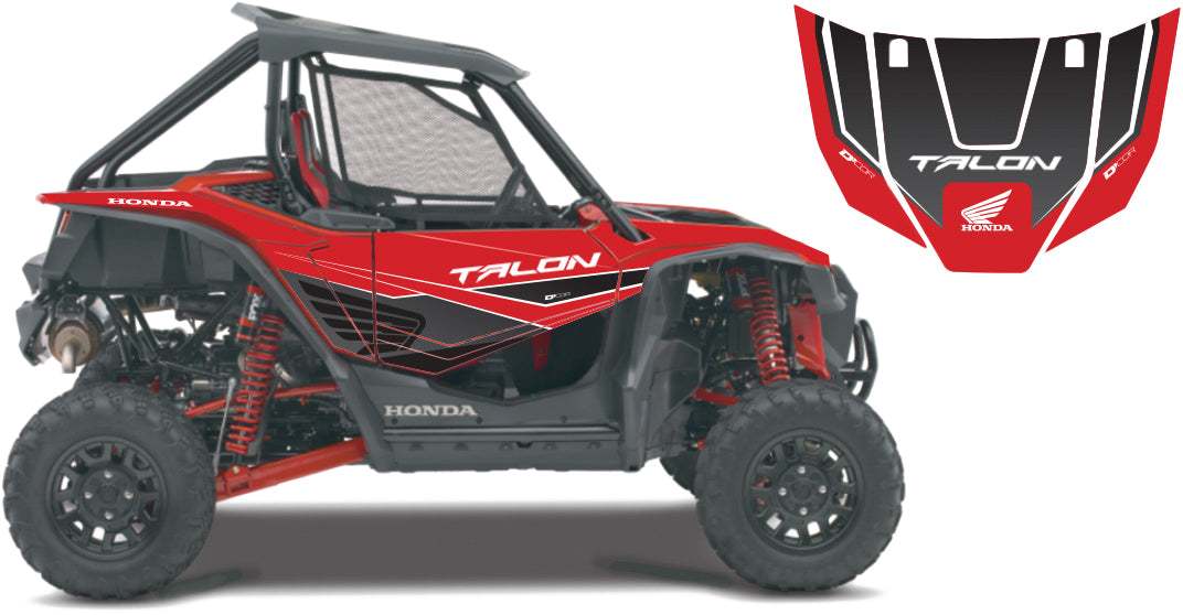 Graphics Kit Hon Red/Black