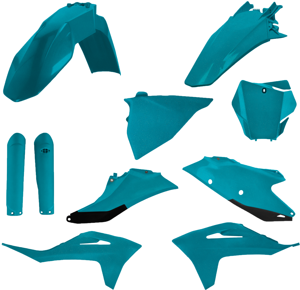 Full Plastic Kit Gas Teal Metallic