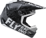 Youth Kinetic Scan Helmet Black/White Ym