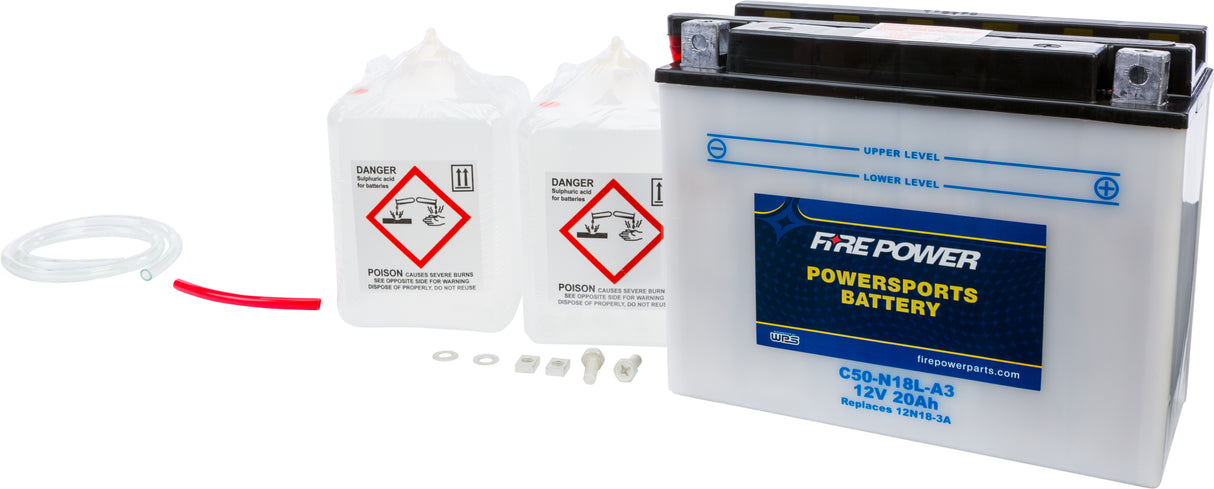 Battery W/Acid Y50-N18L-A3