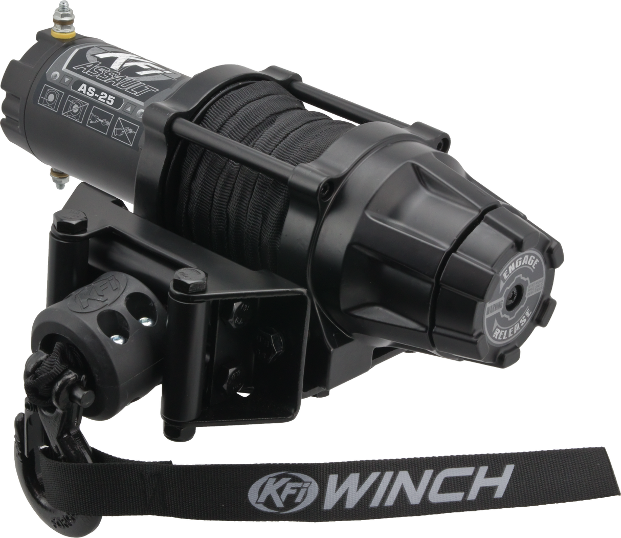 2500lb Synthetic Assault Series Winch