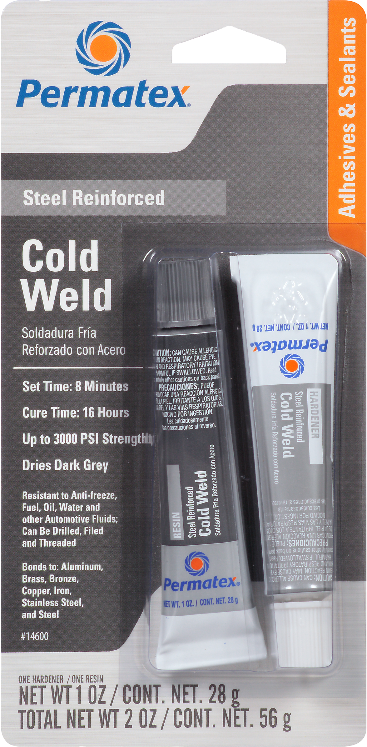 Cold Weld Bonding Compound 1oz 2/Pk