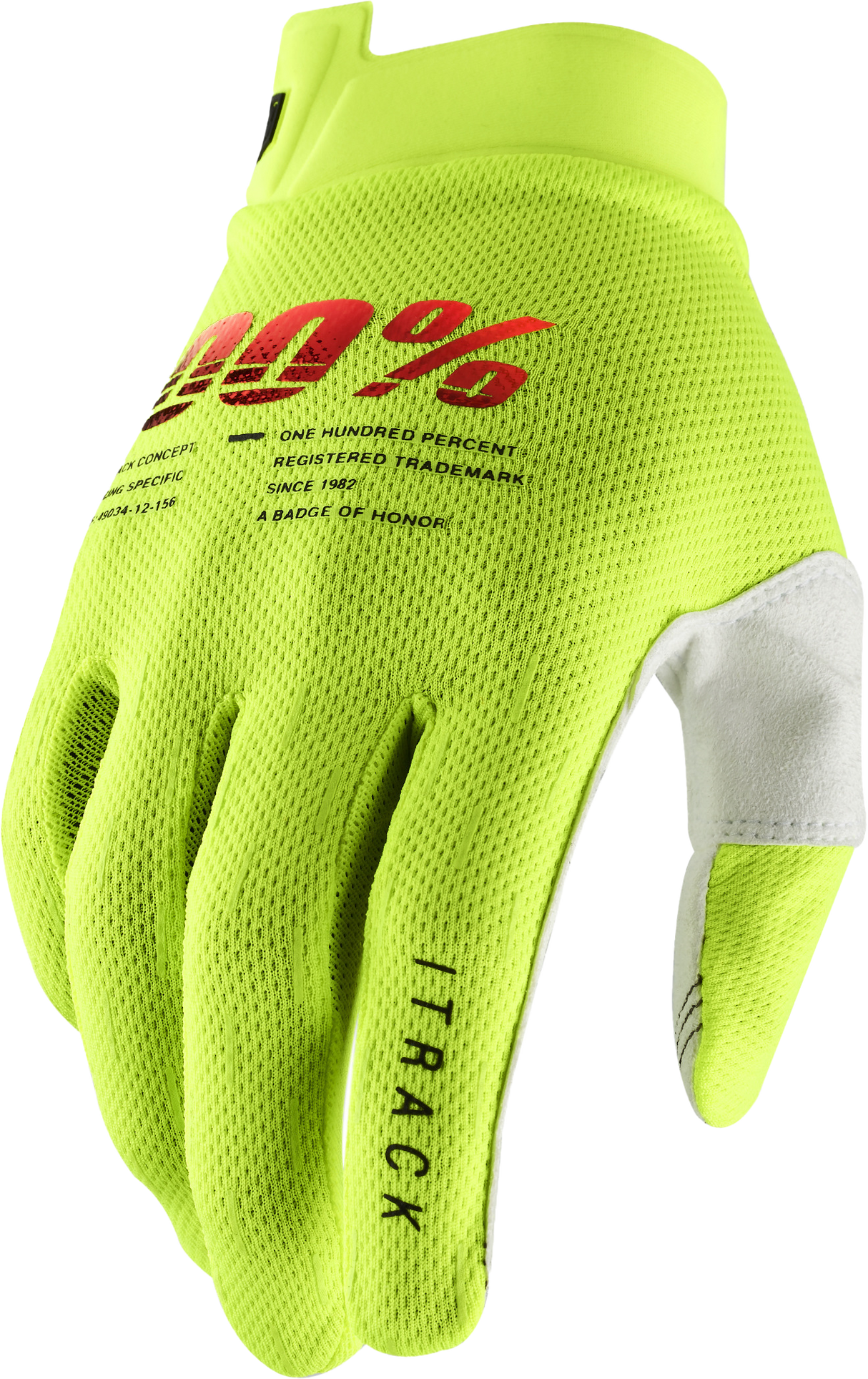 Itrack Youth Gloves Fluo Yellow Xl