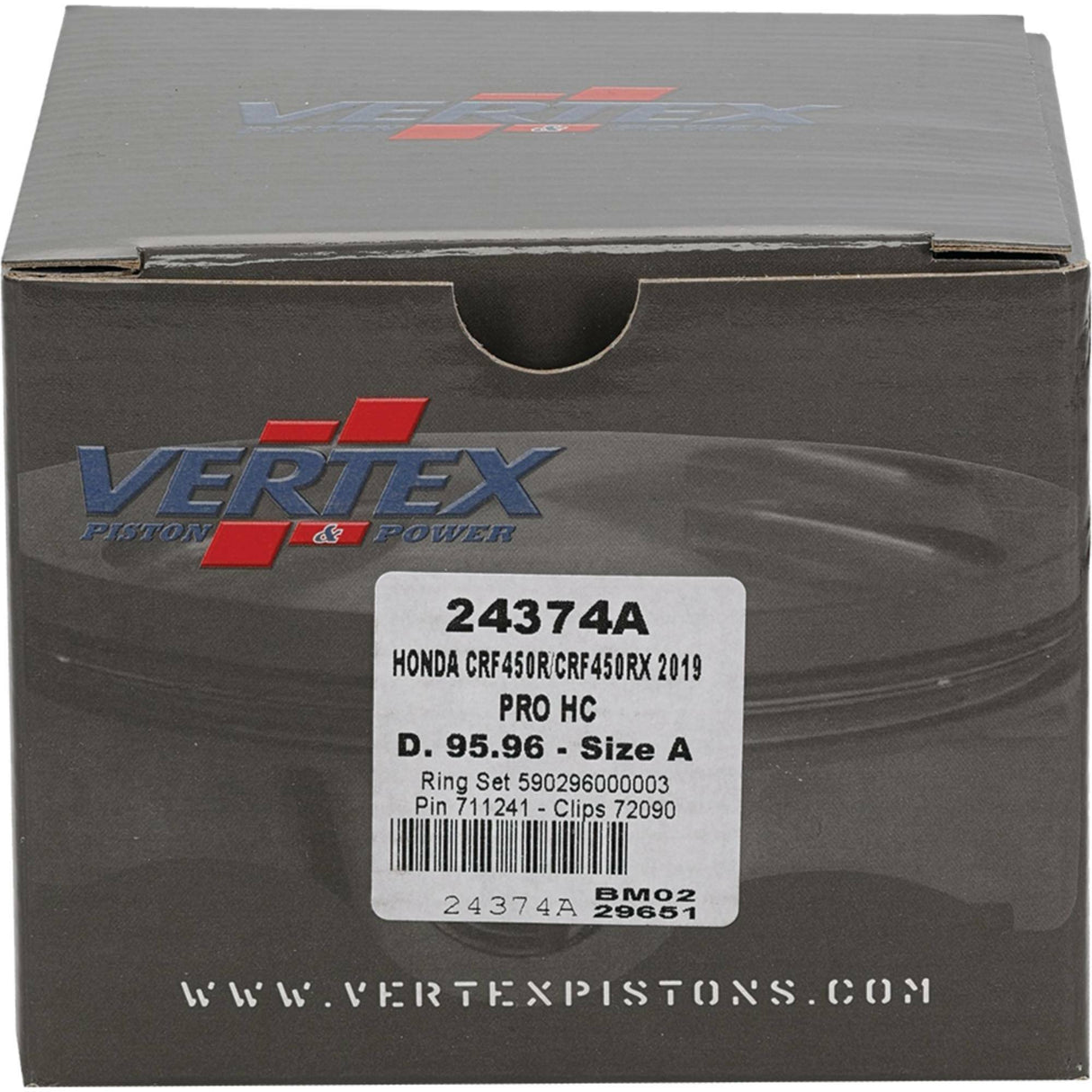 Piston Kit Hc Forged 95.96/Std 14.5:1 Hon