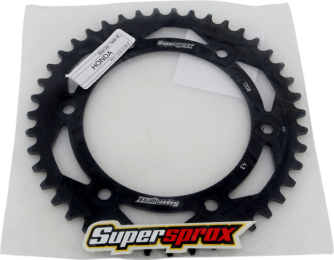 Rear Sprocket Steel 43t 520 Blk Hon