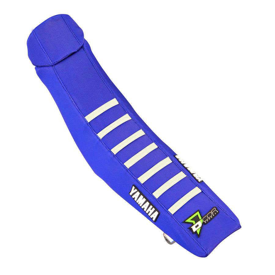 Seat Cover Blue W/White Ribs Yam