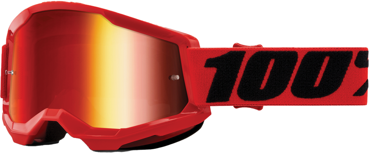 Strata 2 Goggle Red Mirror Red Lens