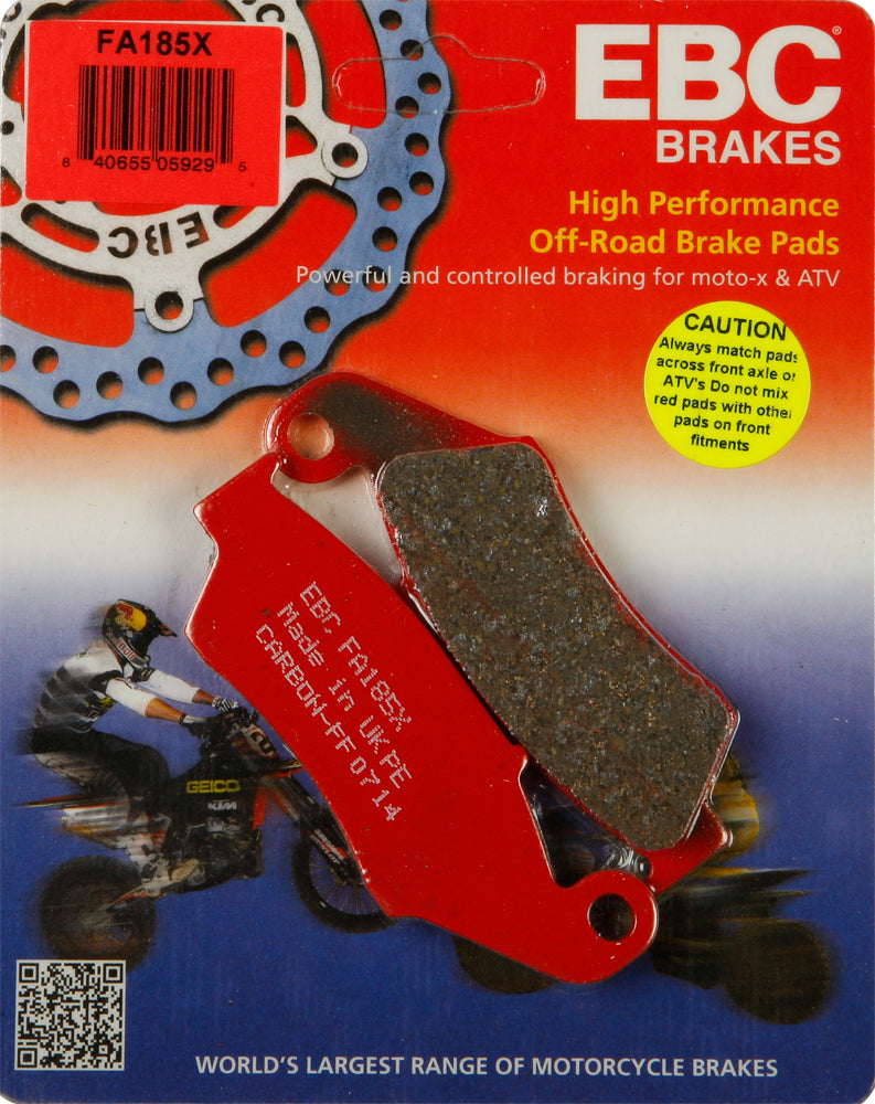 EBC FA346R Sintered Rear Brake Pads – Honda CRF450R / CRF450X (2002-2024)