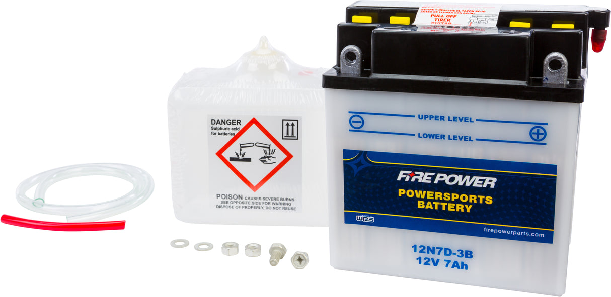 Battery W/Acid 12N7D-3B