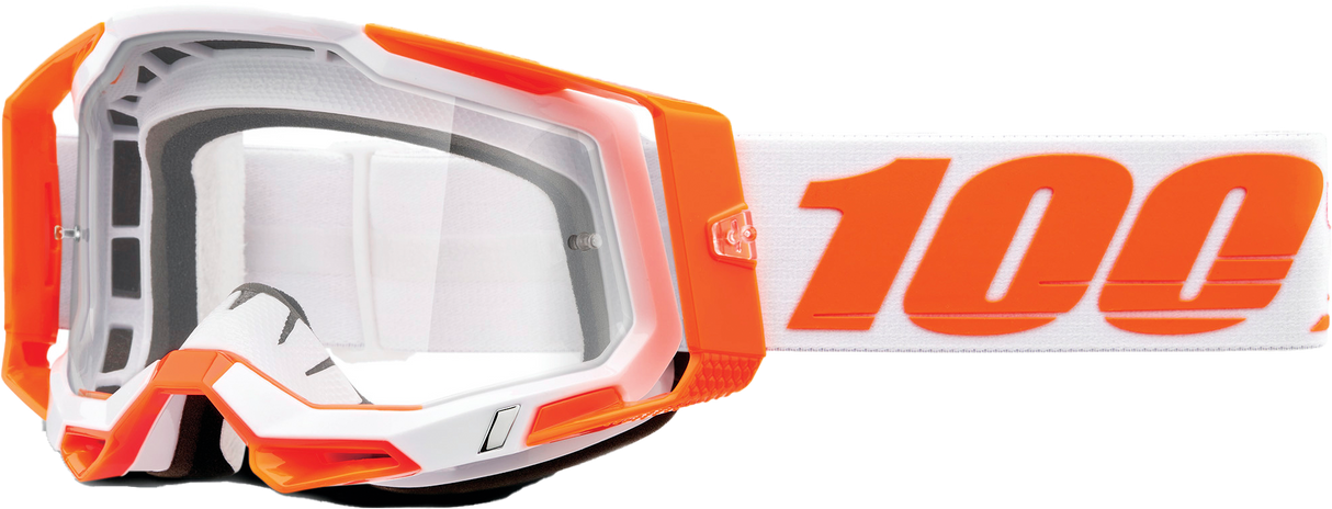 Racecraft 2 Goggle Orange Clear Lens