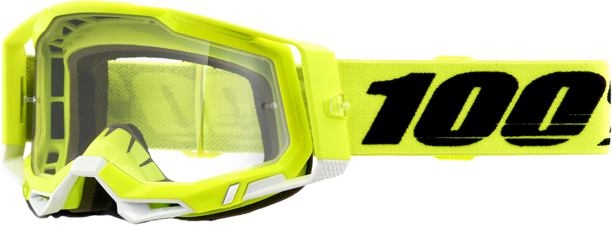 Racecraft 2 Goggle Yellow Clear Lens